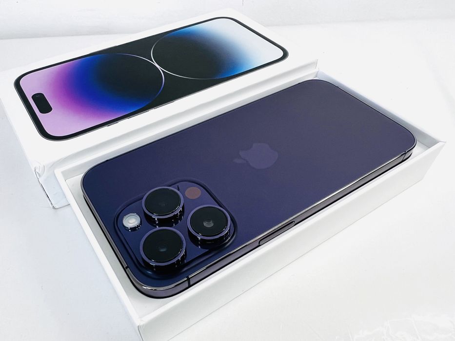 Apple iPhone 14 Pro 128GB Deep Purple 100% Battery! Гаранция!