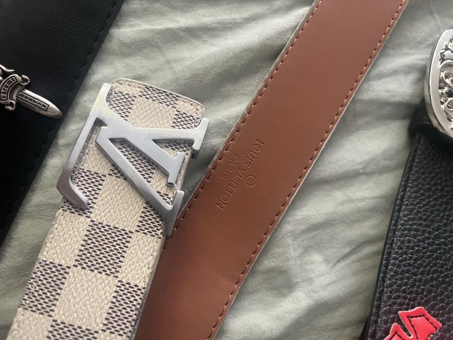 Curele designer (amiri, chrome hearts x rolling stones, Louis Vuitton LV, Chrome hearts