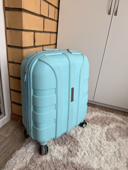 Чемодан ручная кладь S, голубой