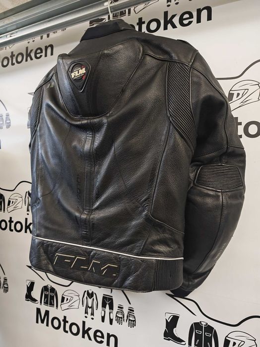 Costum moto piele FLM cu cocoasa marime 50/52