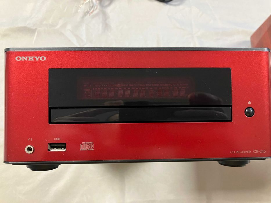 Микро Hi-Fi система Onkyo CR-245 + тонколони Edifier P17 (Отличен звук!)
