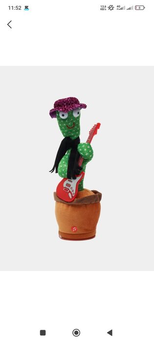 Kaktus + bonus qalam nabor. Bolalar uchun raqsga tushib gap qaytaradig