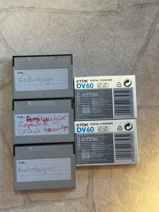 Lot 5 casete video digitale format miniDV