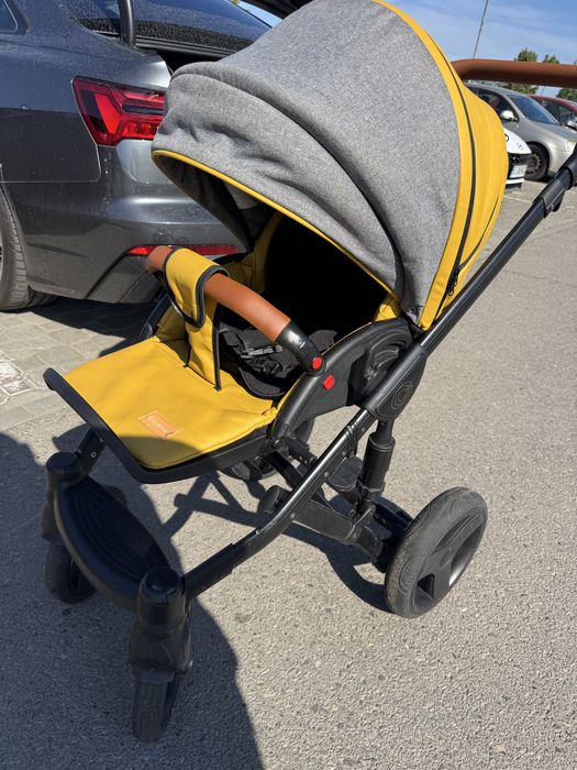 Carucior Krausman Nexxo galben 3 in 1