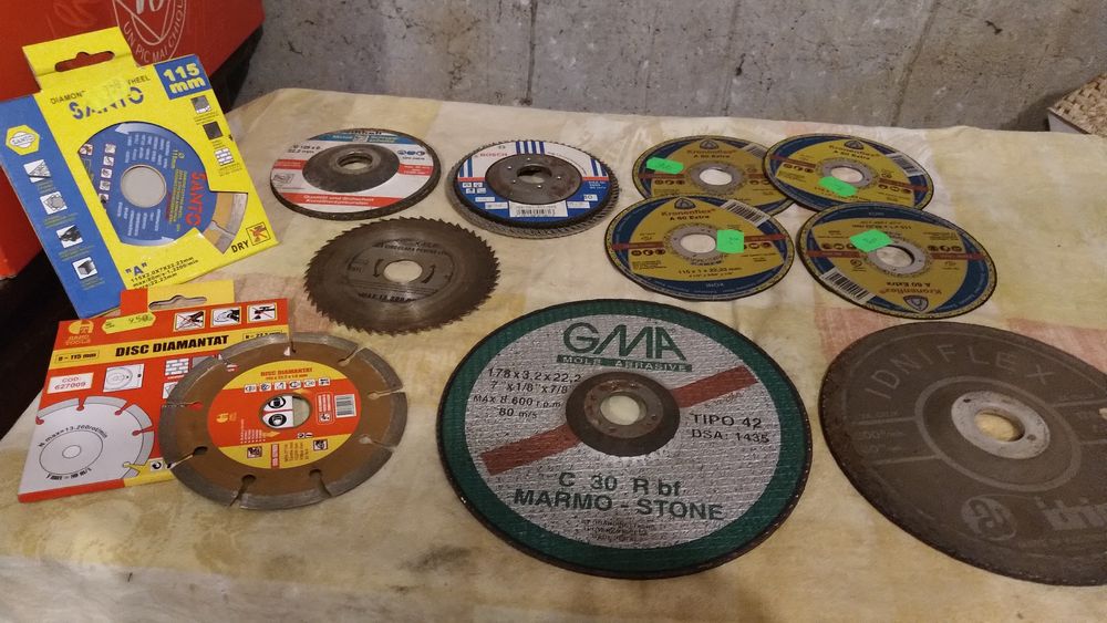 Cabluri prelungitoare, flex nou si folosit, mandrine, discuri