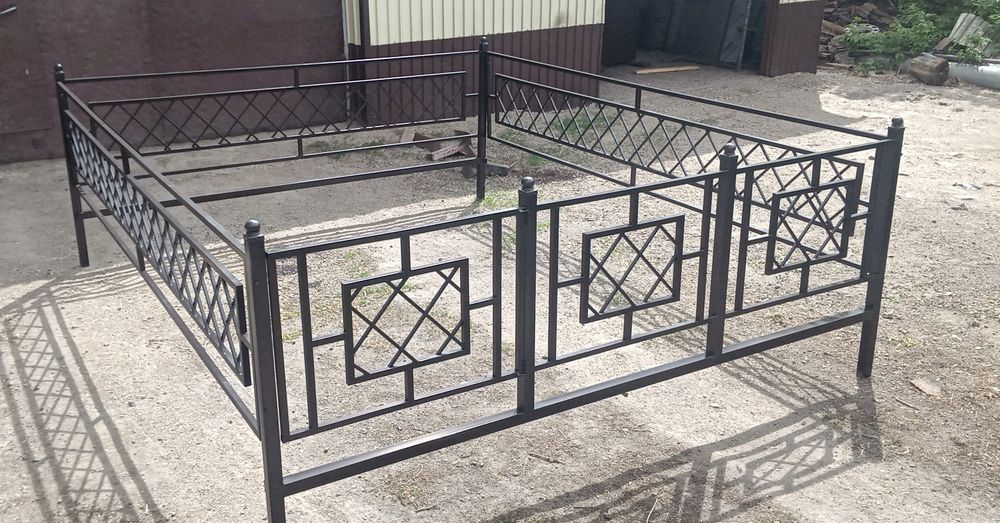 Оградки кресты  цветники