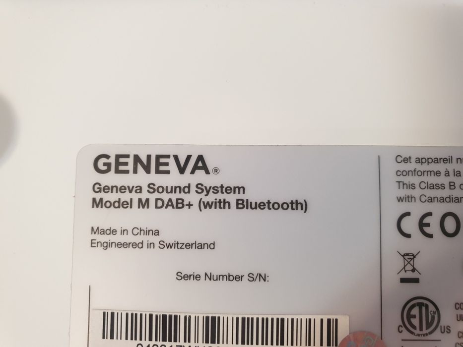 Boxa Geneva model M , cu bluetooth.