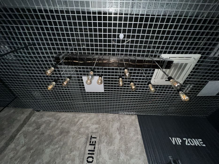 Декоративные люстры в стиле лофт