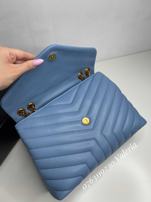 Geanta Y4es S8int L9ent - Loulou Large Blue