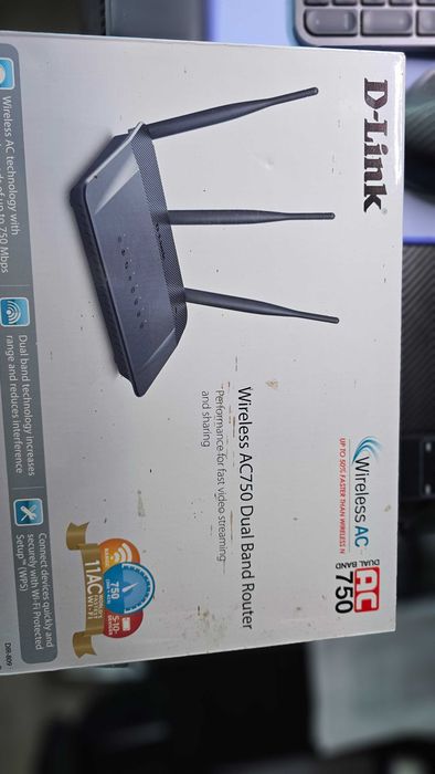 Router Wireless D-link DIR-809, AC750, Dual-Band