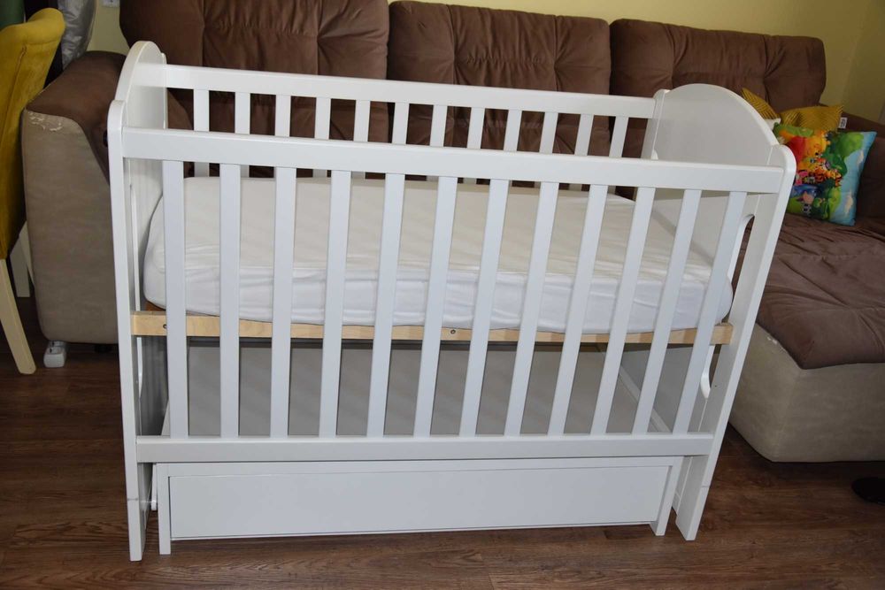 Детско легло люлка Arbor Петит МЕЧЕ с матрак Magniflex Fiaba Bamboo