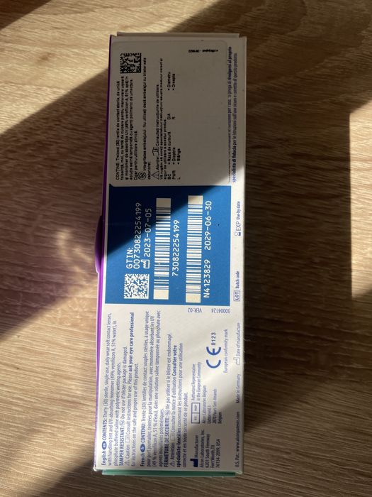 lentile de contact, miopie -0,50