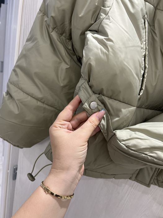 Зелено яке с чантичка