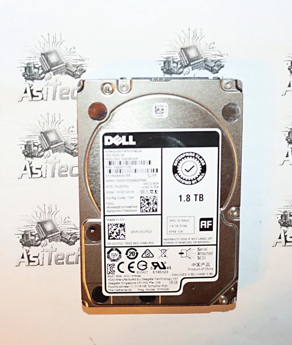 Harddisk Server SAS 2.5" HGST/DELL  1.8Tb 12GB/s 10K 128Mb