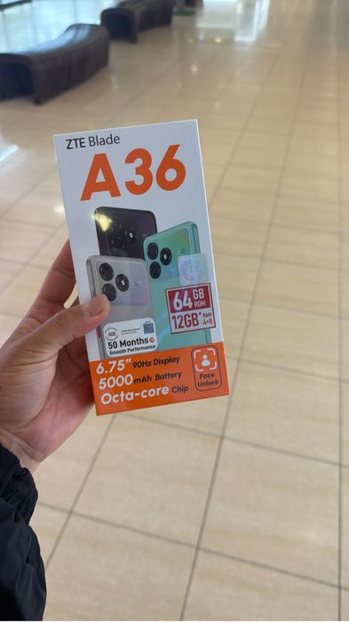 Продам новый телефон ZTE blade A36