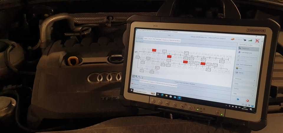 Odis vas 6154 laptop diagnoza auto vw skoda audi seat