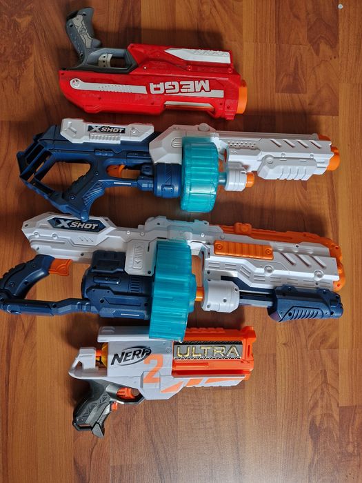 Nerf Xshot ; Nerf Ultra 2;Nerf Mega