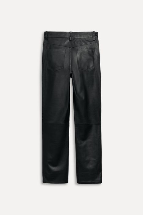 Pantaloni skinny fit  din piele naturală leather edition