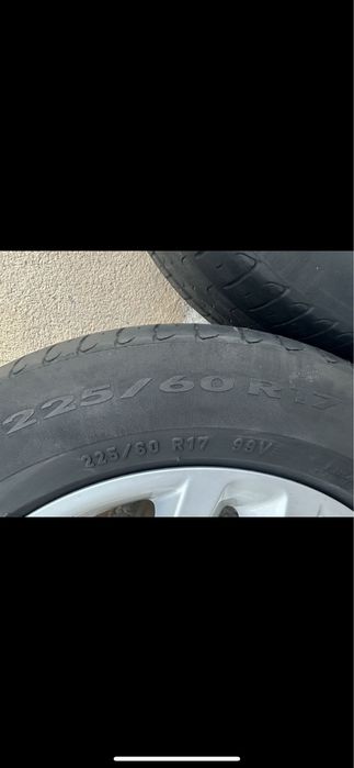 Jante Bmw X1 X3 X4 cu cauc 225/60/R17 Pirelli dot 2013 4-5mm 7,5x17is3
