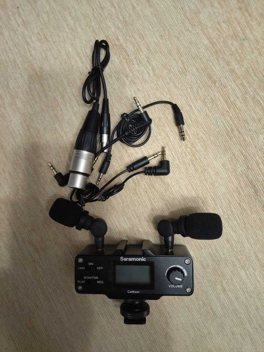 Saramonic CaMixer аудио миксер с фантомно сключване XLR