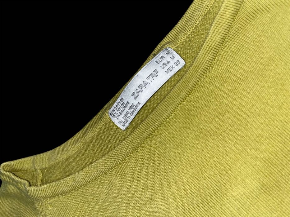 Блуза ZARA – размер M, свеж зелен цвят