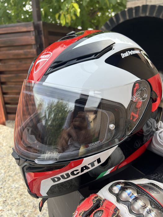 Casca Ducati + manusi ducati marime L