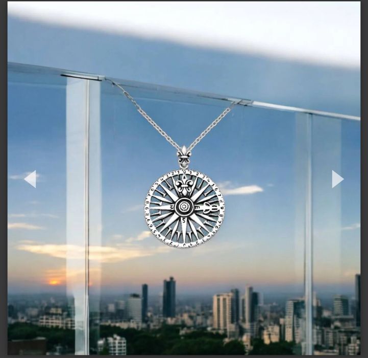 Pandantiv din argint 925, model Fleur De Lis - 8.2g