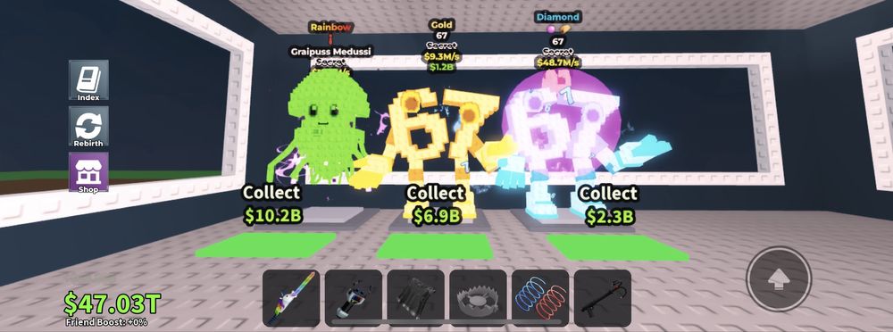 Продам браинротов в игре Steal a Brainrot