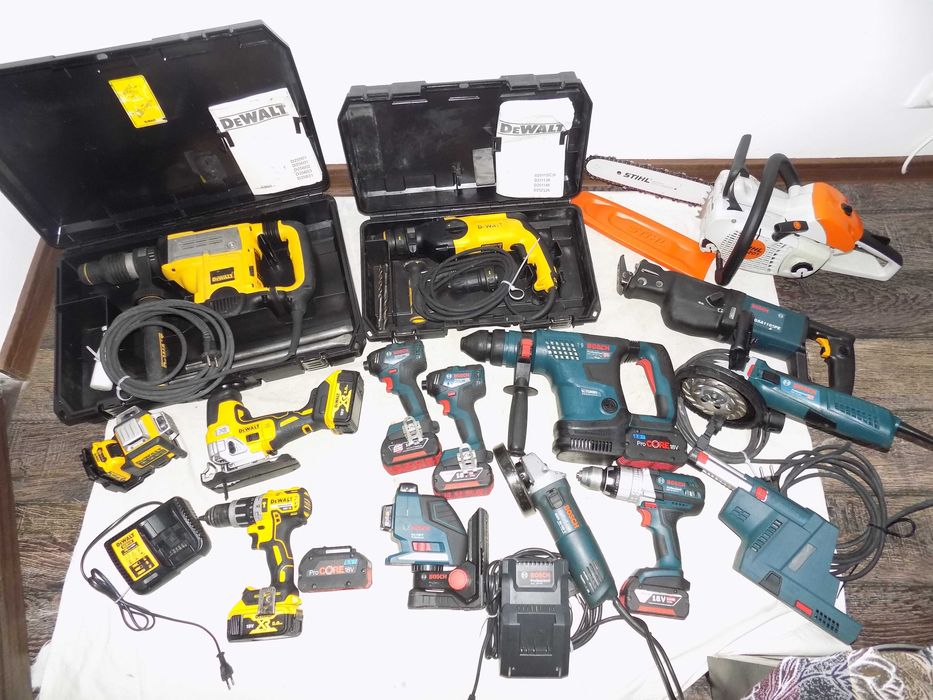 Rotopercutor DeWalt D 25601 / D 25114 , Stihl MS 201 C , impact Bosch