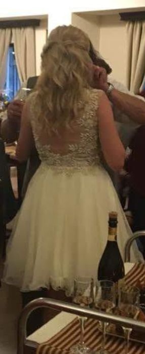 Rochie de ocazie crem