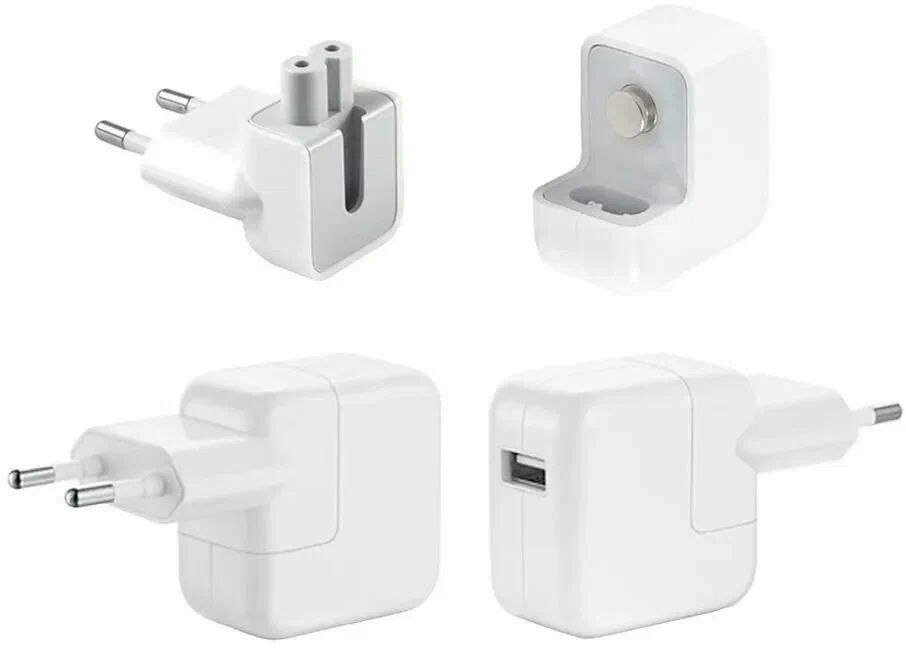 Переходник Apple EU вилка для зарядки