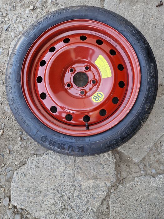 Roata de rezerva Hyundai I40 2012 T135/80D17