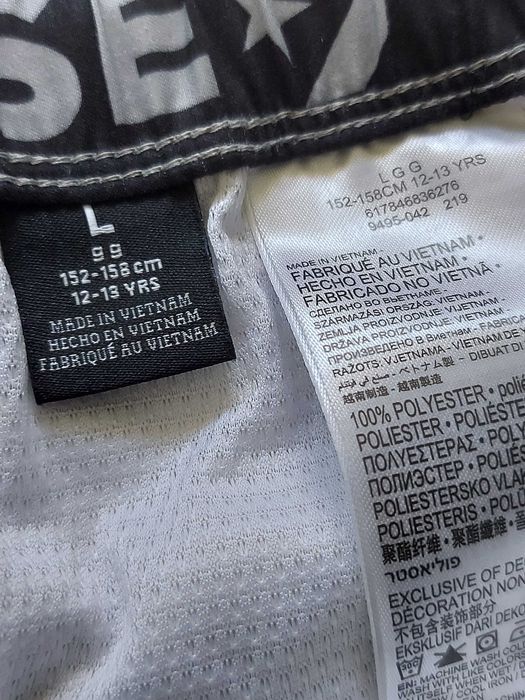 Детски сиви къси панталонки CONVERSE, сини и шарени, размер за 8-12г. дете