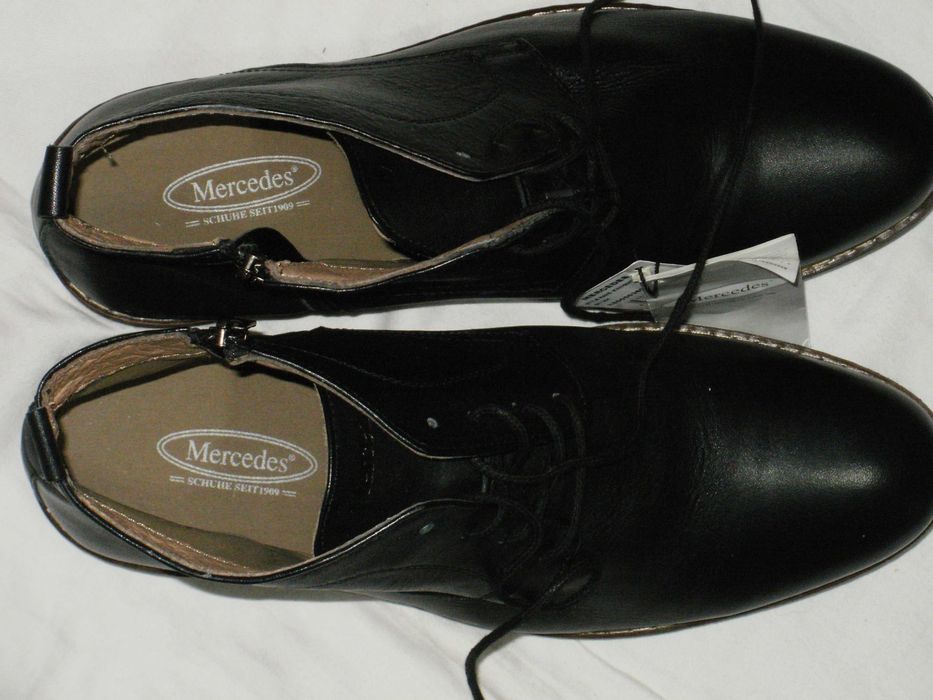 MERCEDES нови мъжки боти естествена кожа 42