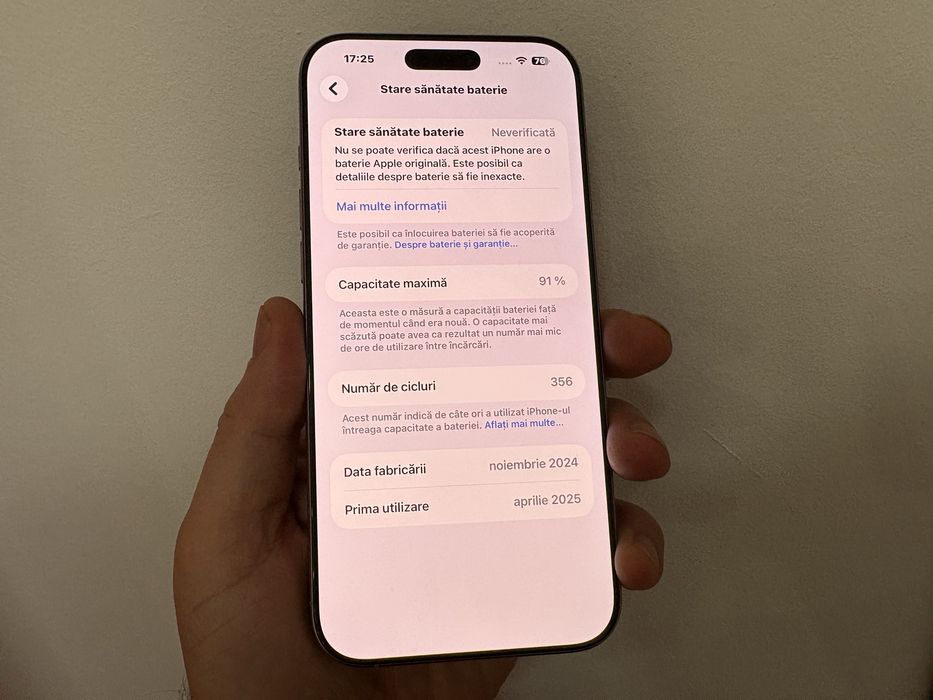 Iphone 16 Pro Max, 256 gb, Natural Titanium