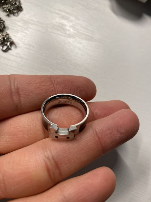 Кольцо Hermes мужское