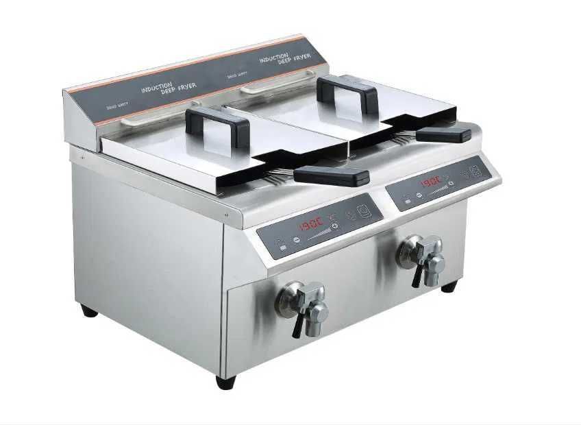 Firmann - Friteuza profesional cu inductie 8+8 litri (3,5 kW + 3,5 kW)