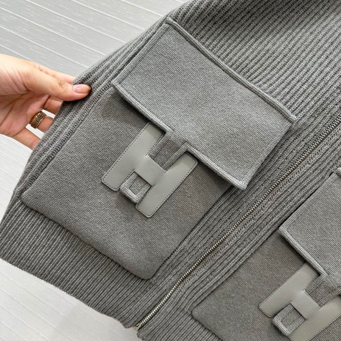 Hermes жилетка 100% кашмир