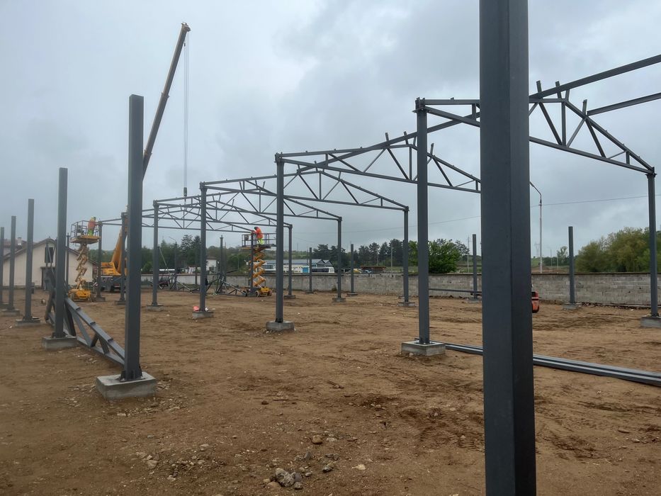 НОВА Метална Конструкция 60м/12м/6м/ на склад/хале/Метални Конструкции