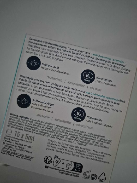 Cerave Blemish Control Cleanser gel