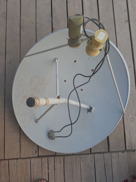 Спутниковий парабалний антенна кичик 2 галовкаси бор стар трек тенери