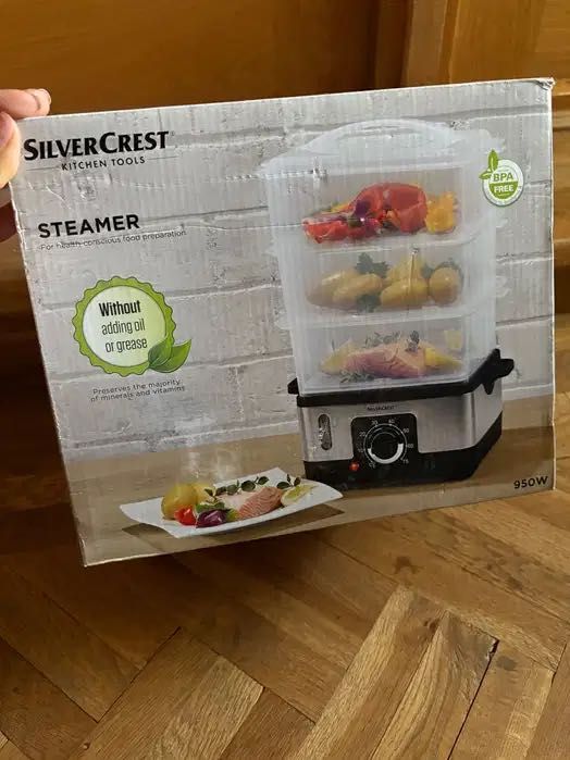 Steamer- aparat de gătit la abur Silvercrest Nou