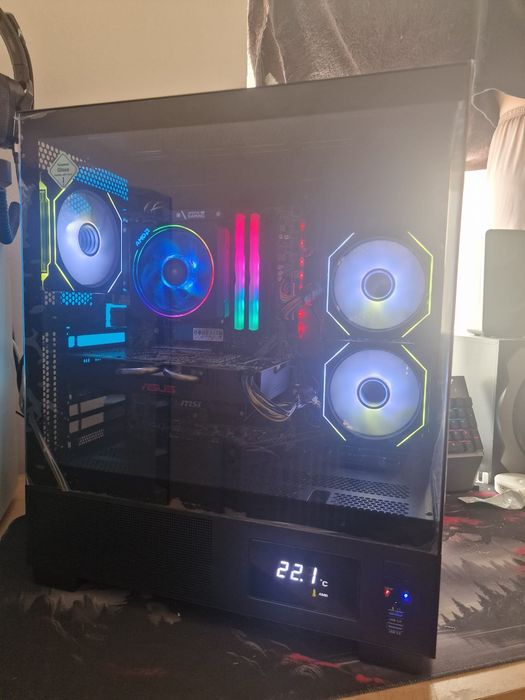 Gaming PC | Ryzen 7 3700X | GTX 1060 6GB | 16GB RAM | 2×256GB SSD + 1TB HDD | RGB Case