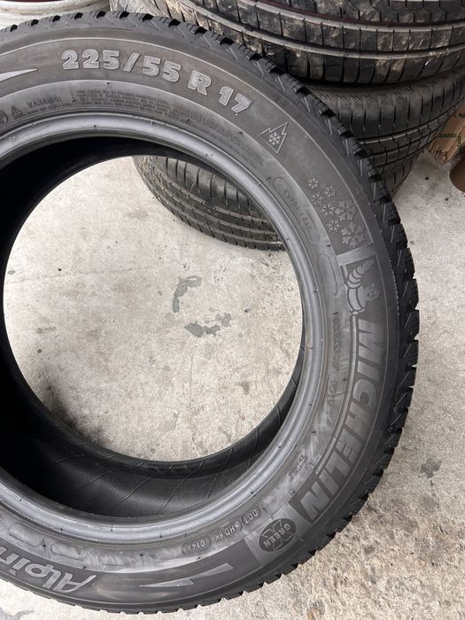 2 anvelope iarna 225/55/17 , Michelin , 6 mm