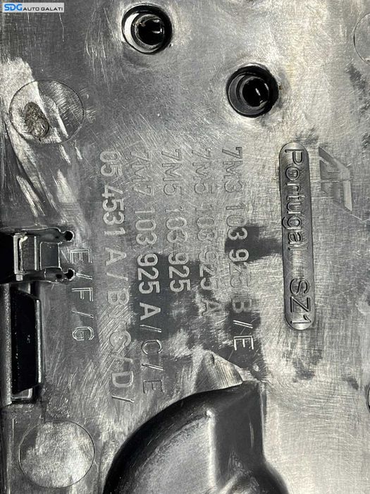 Capac Protectie Antifonare Motor Seat Alhambra 1.9 TDI ANU AUY 1995 - 2006 Cod 7M3103925B 7M5103925A 7M5103925 [V0773]