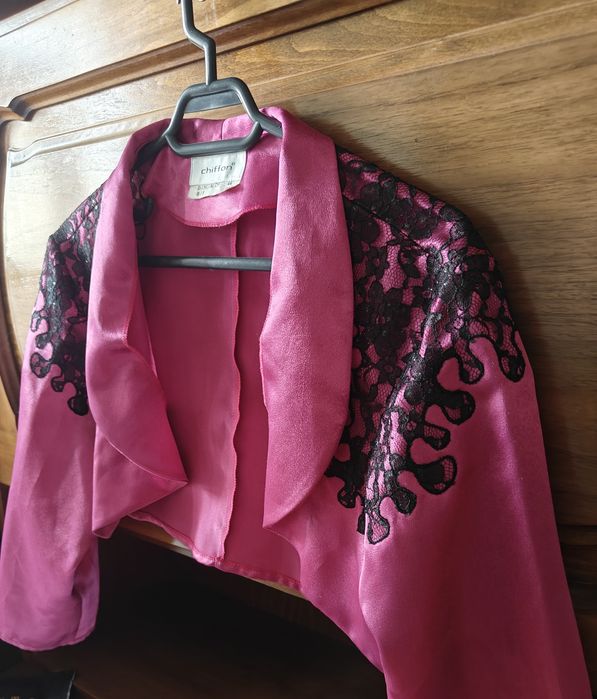 Bolero Roz Satinat