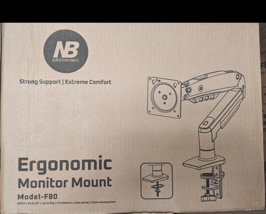 Кронштейн для крепления монитора  NB F80