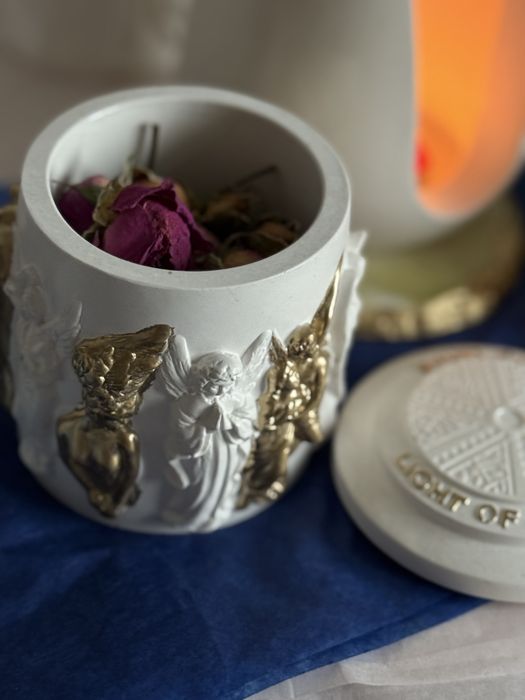 Подарок. Свечи. Шкатулки. Аромалампа. Ваза