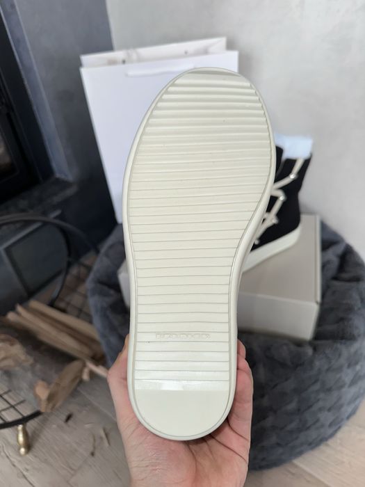 Rick Owens Lido DRKSHDW Hexa High Black Milk