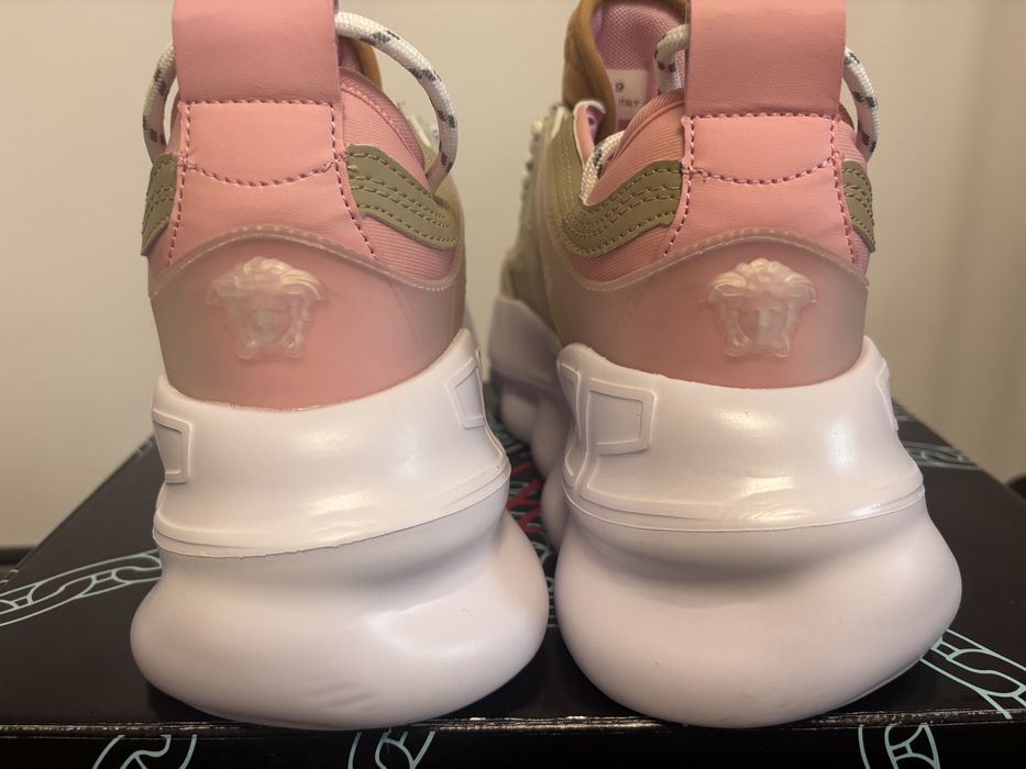 Adidasi Versace Chain Reaction colectie roz dama